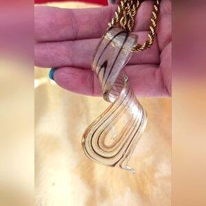 Monet Translucent Twist Pendant